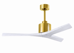 Mollywood 52"Ceiling Fan Brushed Brass modern medium fans for everyday cooling