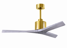 Mollywood 52"Ceiling Fan Brushed Brass lightweight fans for moving around easily