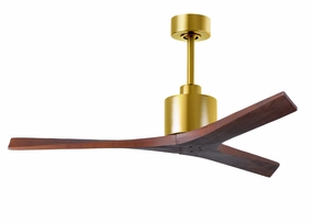 Mollywood 52"Ceiling Fan Brushed Brass compact electric fans for small spaces
