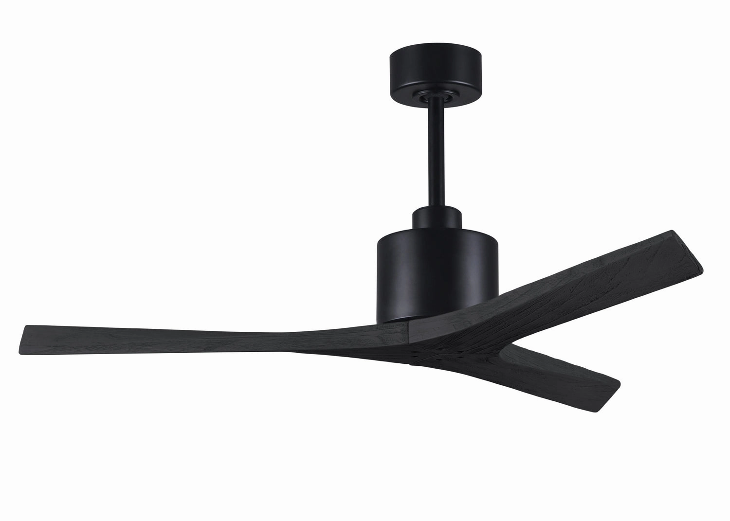 Mollywood 52"Ceiling Fan Matte Black stylish medium fans for contemporary homes