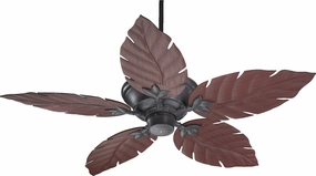 Monaco 52"Patio Fan Toasted Sienna weatherproof fans for outdoor environments