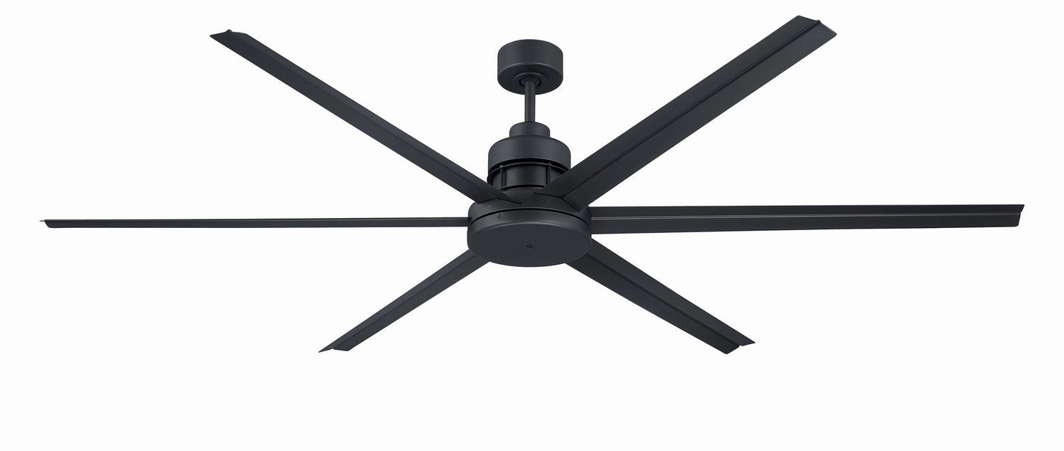 Mondo 72" Indoor/Outdoor 72"Ceiling Fan Flat Black versatile medium fans for any space