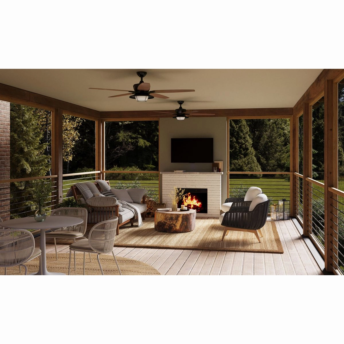 Montague 60" Ceiling Fan Antique Bronze
