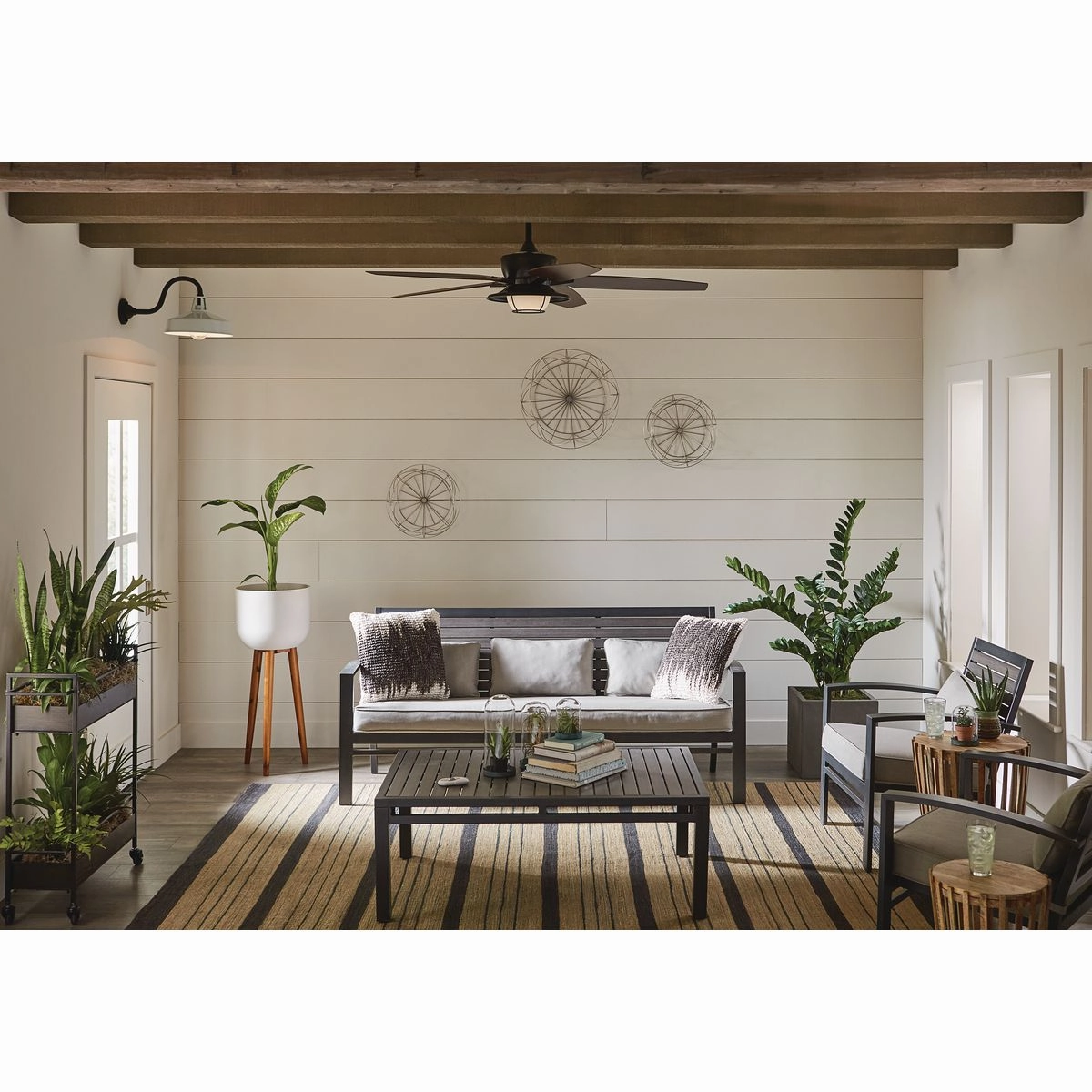 Montague 60" Ceiling Fan Forged Black