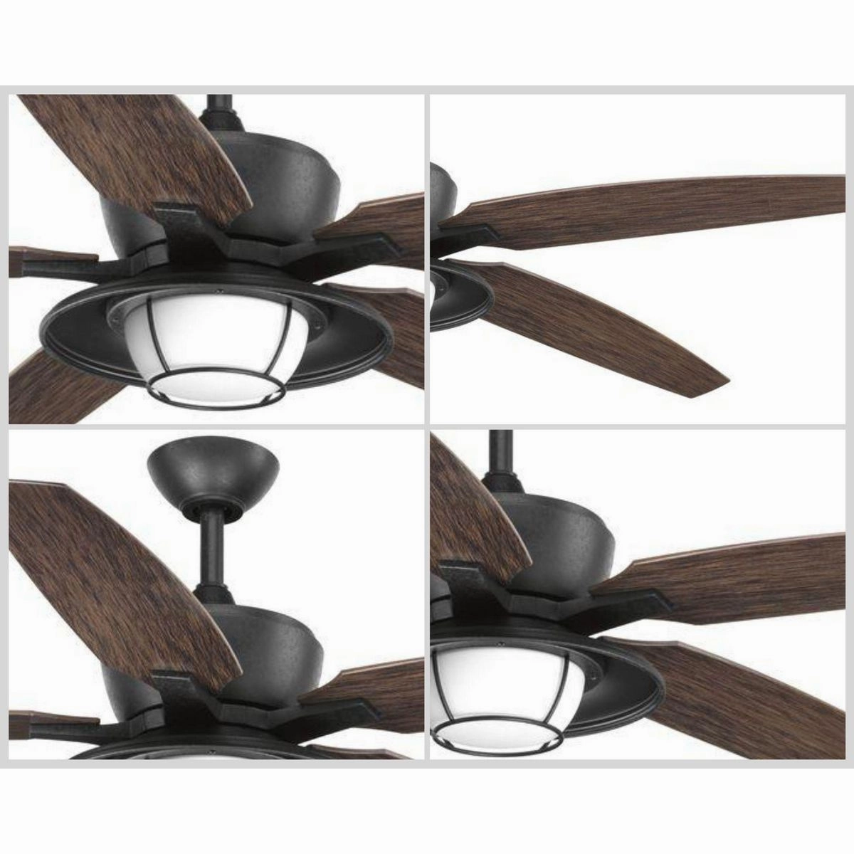 Montague 60" Ceiling Fan Forged Black
