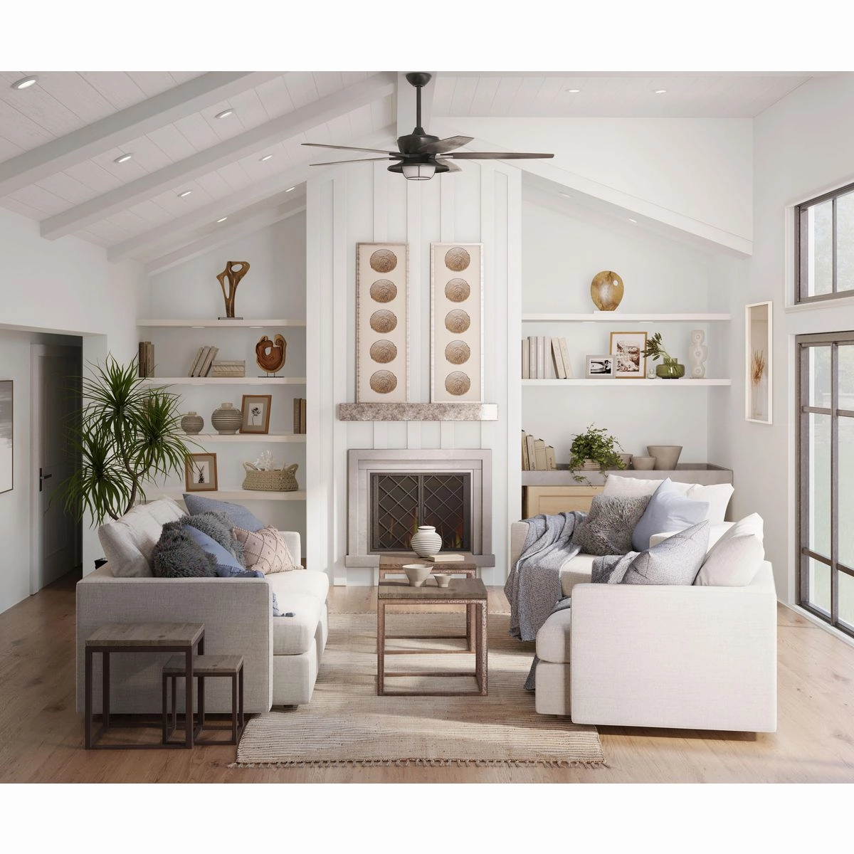 Montague 60" Ceiling Fan Forged Black