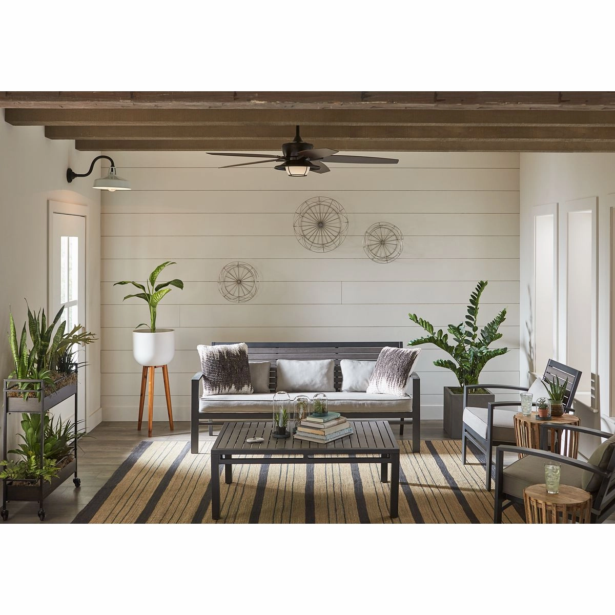 Montague 60" Ceiling Fan Forged Black