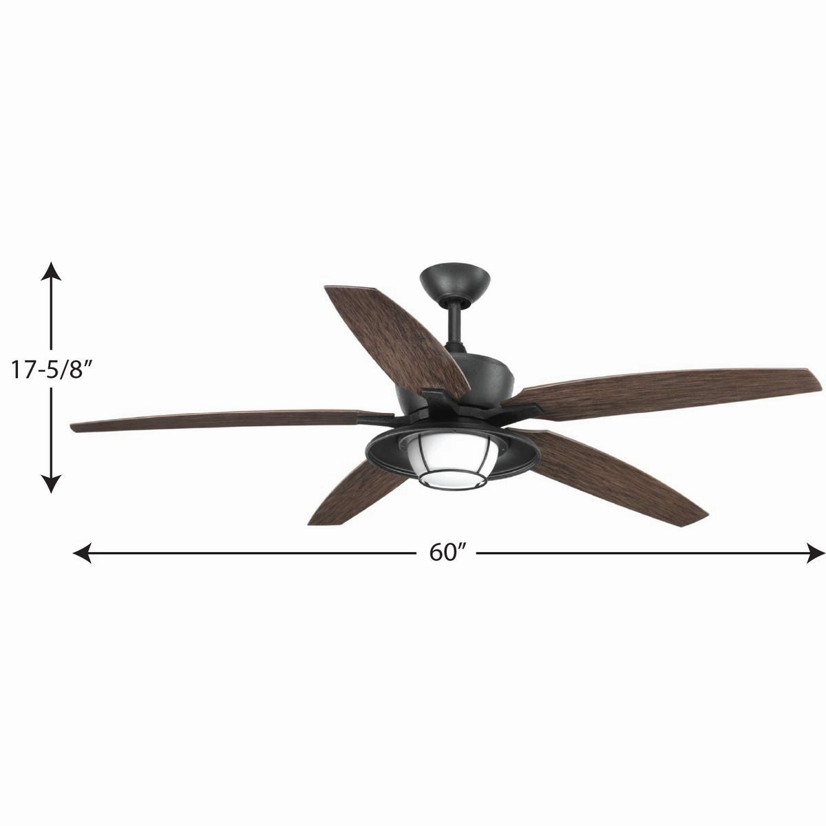 Montague 60" Ceiling Fan Forged Black
