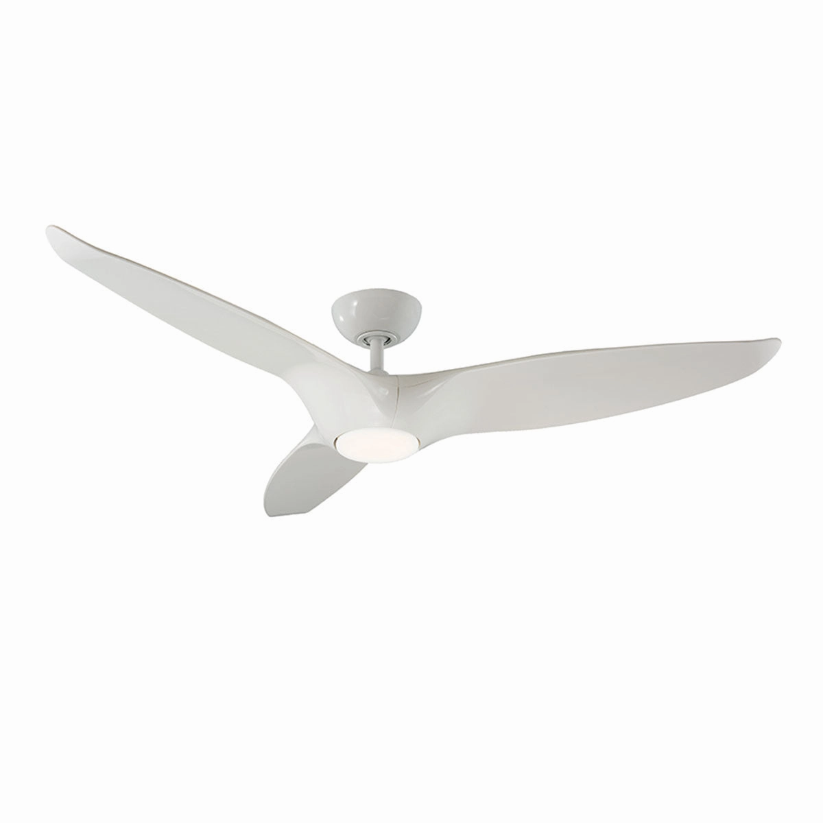 Morpheus Iii 60"Ceiling Fan Gloss White quiet electric fans for home use