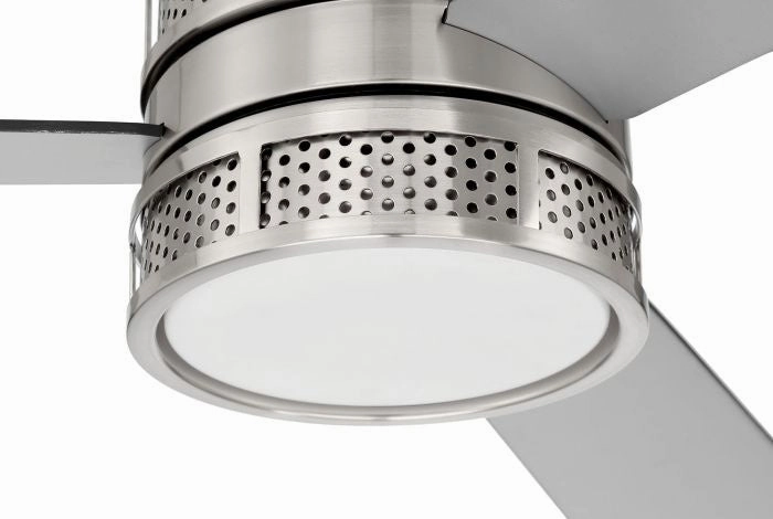 Morrison 52"Ceiling Fan Brushed Polished Nickel