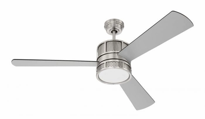 Morrison 52"Ceiling Fan Brushed Polished Nickel