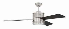 Morrison 52"Ceiling Fan Brushed Polished Nickel oscillating medium fans with strong airflow