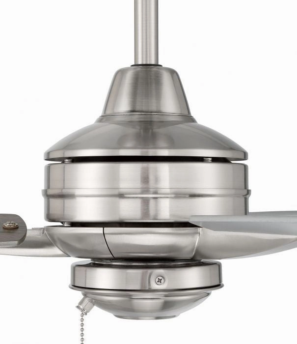 Moto 52"Ceiling Fan Brushed Polished Nickel