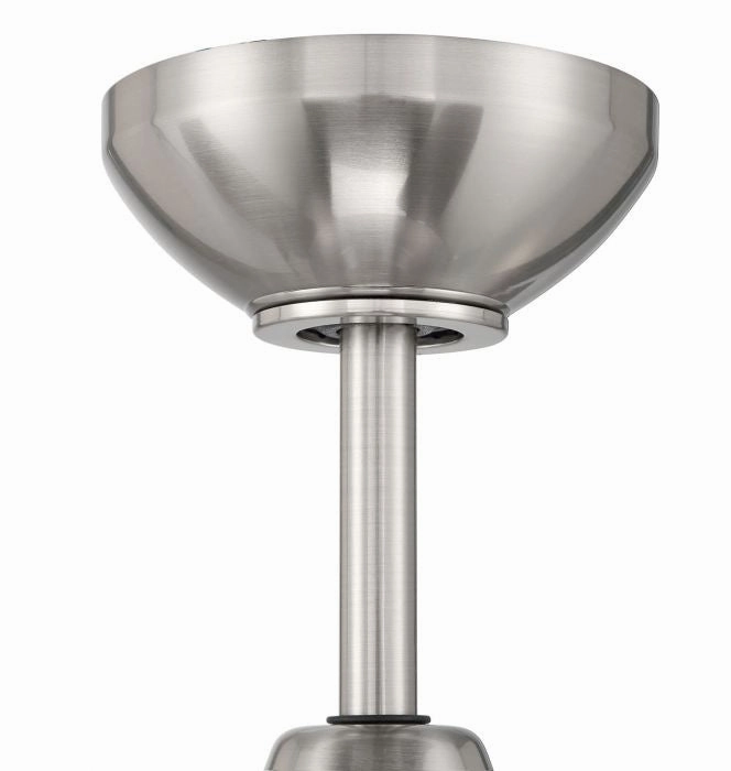 Moto 52"Ceiling Fan Brushed Polished Nickel