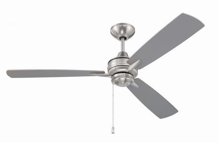 Moto 52"Ceiling Fan Brushed Polished Nickel