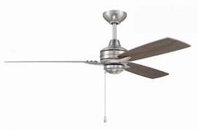 Moto 52" Ceiling Fan in Brushed Polished Nickel outdoor fans store with multiple collections