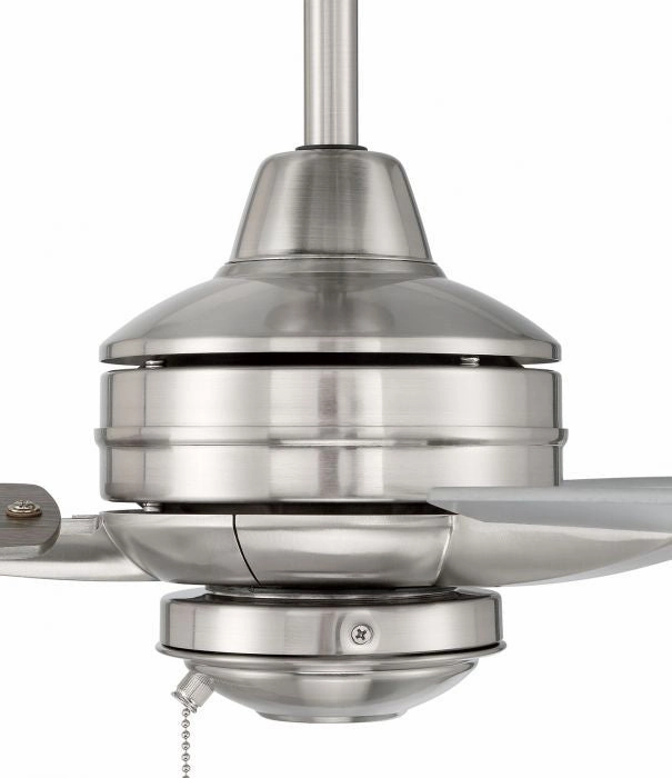 Moto 52" Ceiling Fan in Brushed Polished Nickel