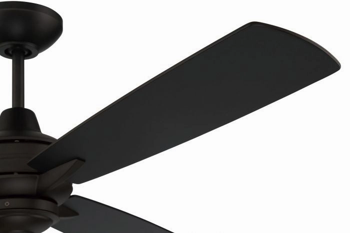 Moto Indoor/Outdoor 52" Ceiling Fan in Flat Black