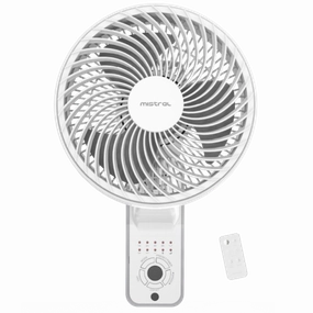 MWF0935DR 9" DC WALL FAN WITH REMOTE wall mounted electric fans for compact spaces