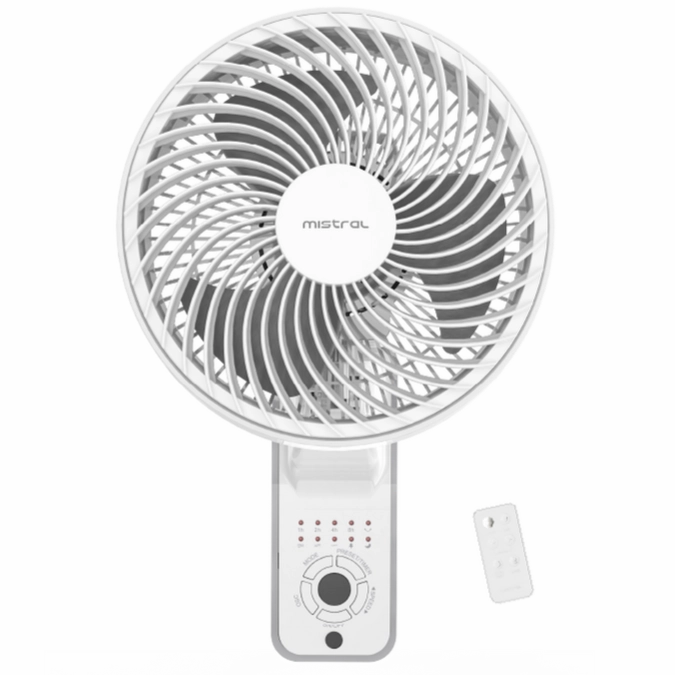 MWF0935DR 9" DC WALL FAN WITH REMOTE wall mounted electric fans for compact spaces