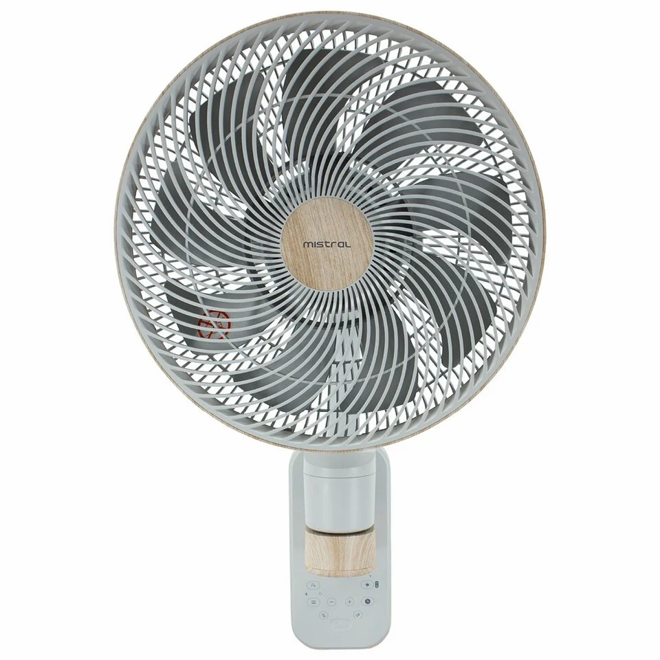 MWF1212DRW-G 12" DC WALL FAN WITH REMOTE AND WIFI wall mounted electric fans for compact spaces
