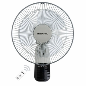 MWF3035R 12" WALL FAN WITH REMOTE CONTROL wall mounted electric fans for compact spaces