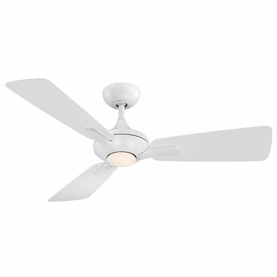 Mykonos 52"Ceiling Fan Matte White weatherproof fans for outdoor environments