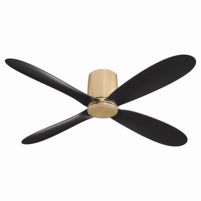 Myriad 56"Ceiling Fan Aged Brass medium electric fans for multi-room use
