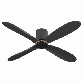 Myriad 56"Ceiling Fan Black home fans with built-in timer settings