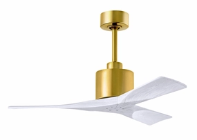 Nan 42"Ceiling Fan Brushed Brass small electric fans for personal cooling