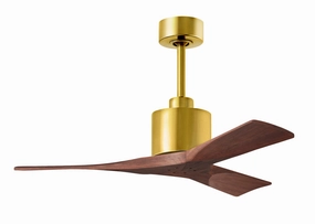 Nan 42"Ceiling Fan Brushed Brass small electric fans for personal cooling