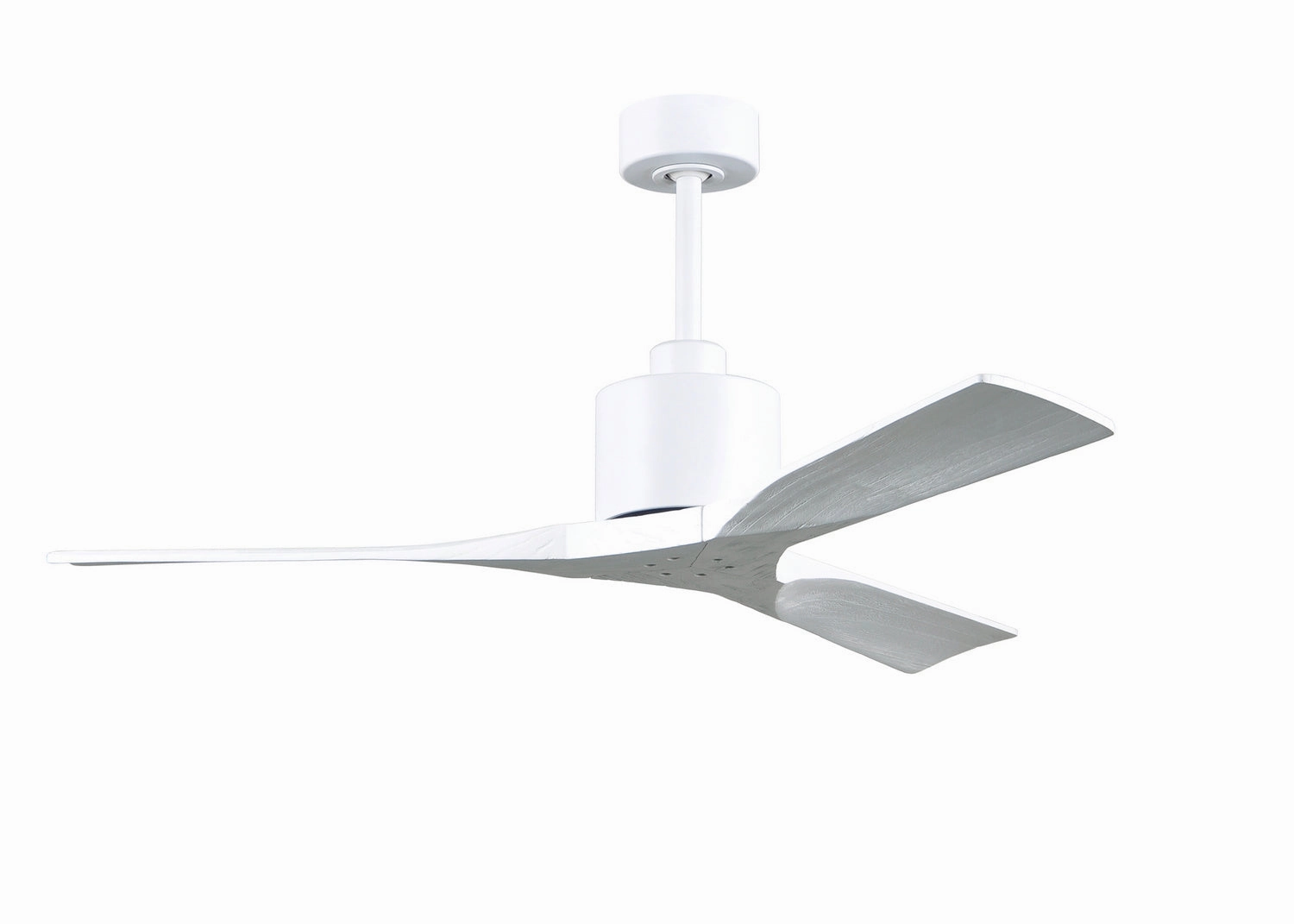 Nan 52"Ceiling Fan Matte White oscillating medium fans with strong airflow