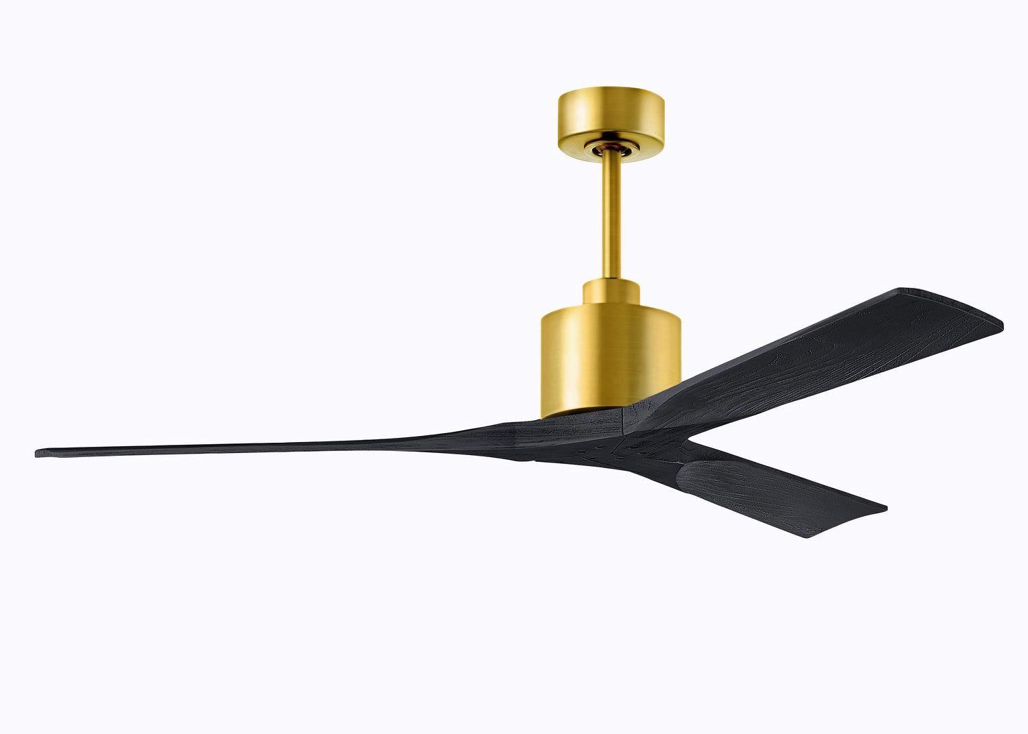 Nan 60"Ceiling Fan Brushed Brass compact electric fans for small spaces