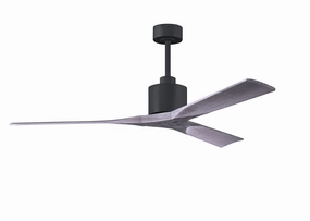 Nan 60"Ceiling Fan Matte Black energy-efficient medium fans with remote