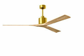 Nan XL 72"Ceiling Fan Brushed Brass compact electric fans for small spaces
