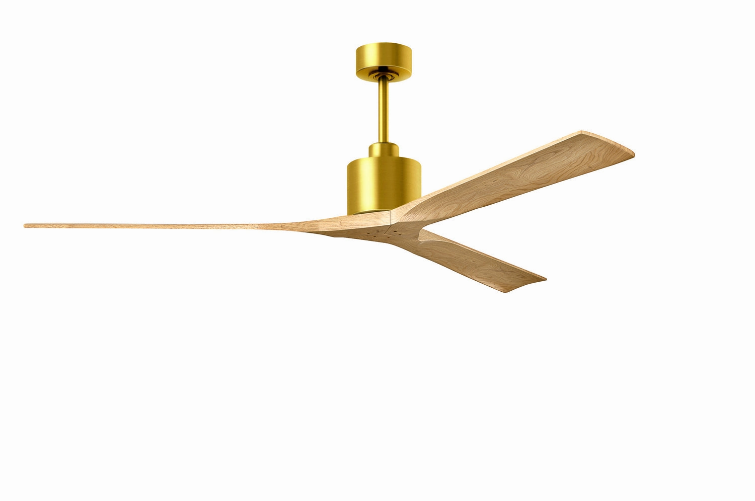 Nan XL 72"Ceiling Fan Brushed Brass compact electric fans for small spaces