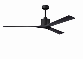 Nan XL 72"Ceiling Fan Matte Black modern electric fans for minimalist decor