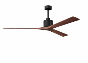 Nan XL 72"Ceiling Fan Matte Black indoor electric fans with remote control