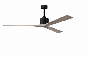 Nan XL 72"Ceiling Fan Matte Black stylish medium fans for contemporary homes