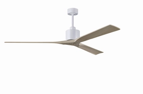 Nan XL 72"Ceiling Fan Matte White energy-efficient medium fans with remote