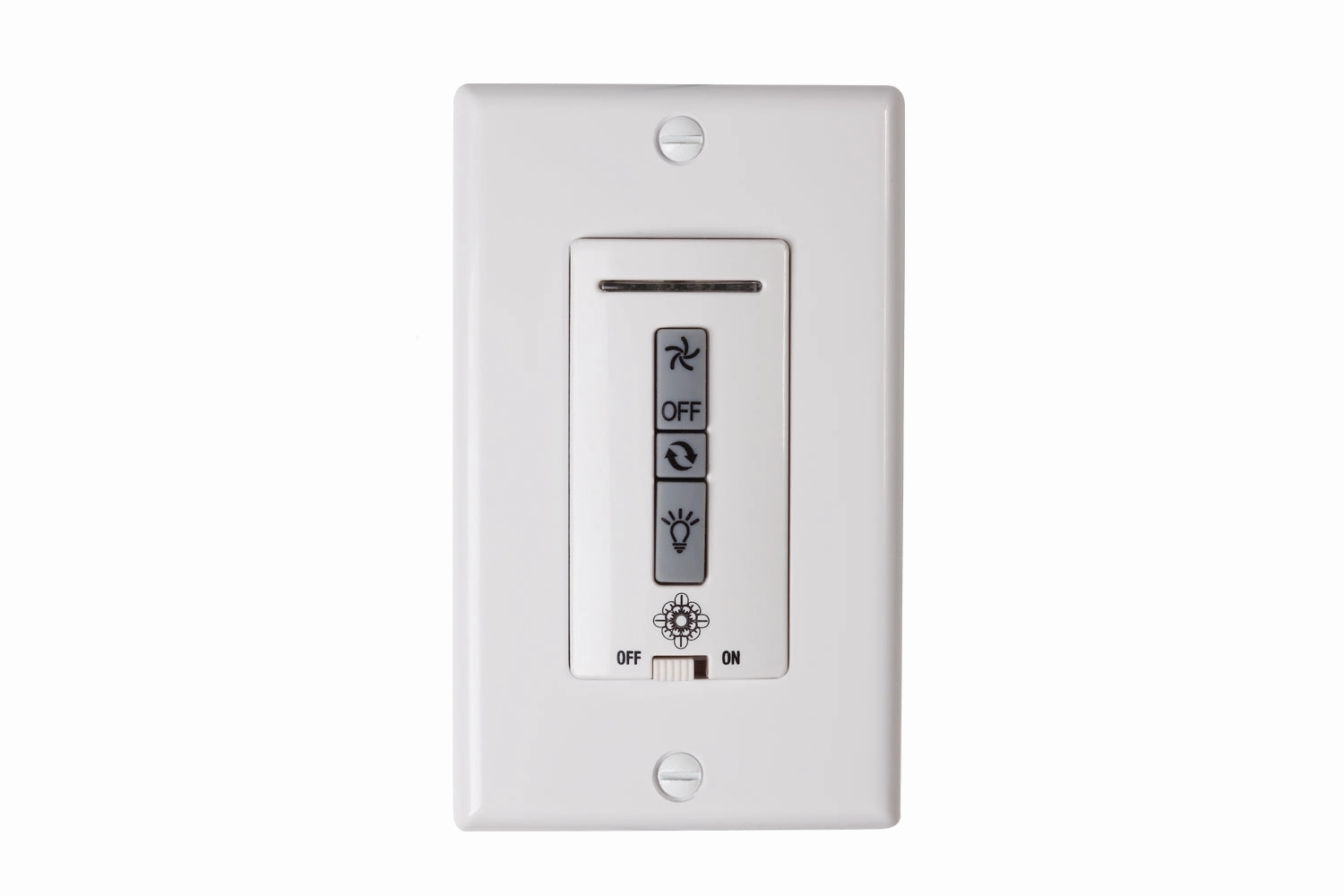 NEO Remote Control Hardwired Remote Wall Control Only White indoor electric fans with remote control