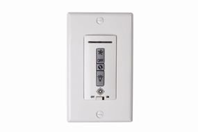 NEO Remote Control Hardwired Remote Wall Control Only White indoor electric fans with remote control