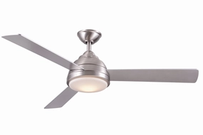 Neopolis 52"Ceiling Fan Stainless Steel oscillating electric fans for full room circulation