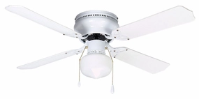Neptune 42"Ceiling Fan White multi-speed fans with easy controls