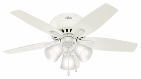 Newsome 42"Ceiling Fan Fresh White portable small fans for everyday use