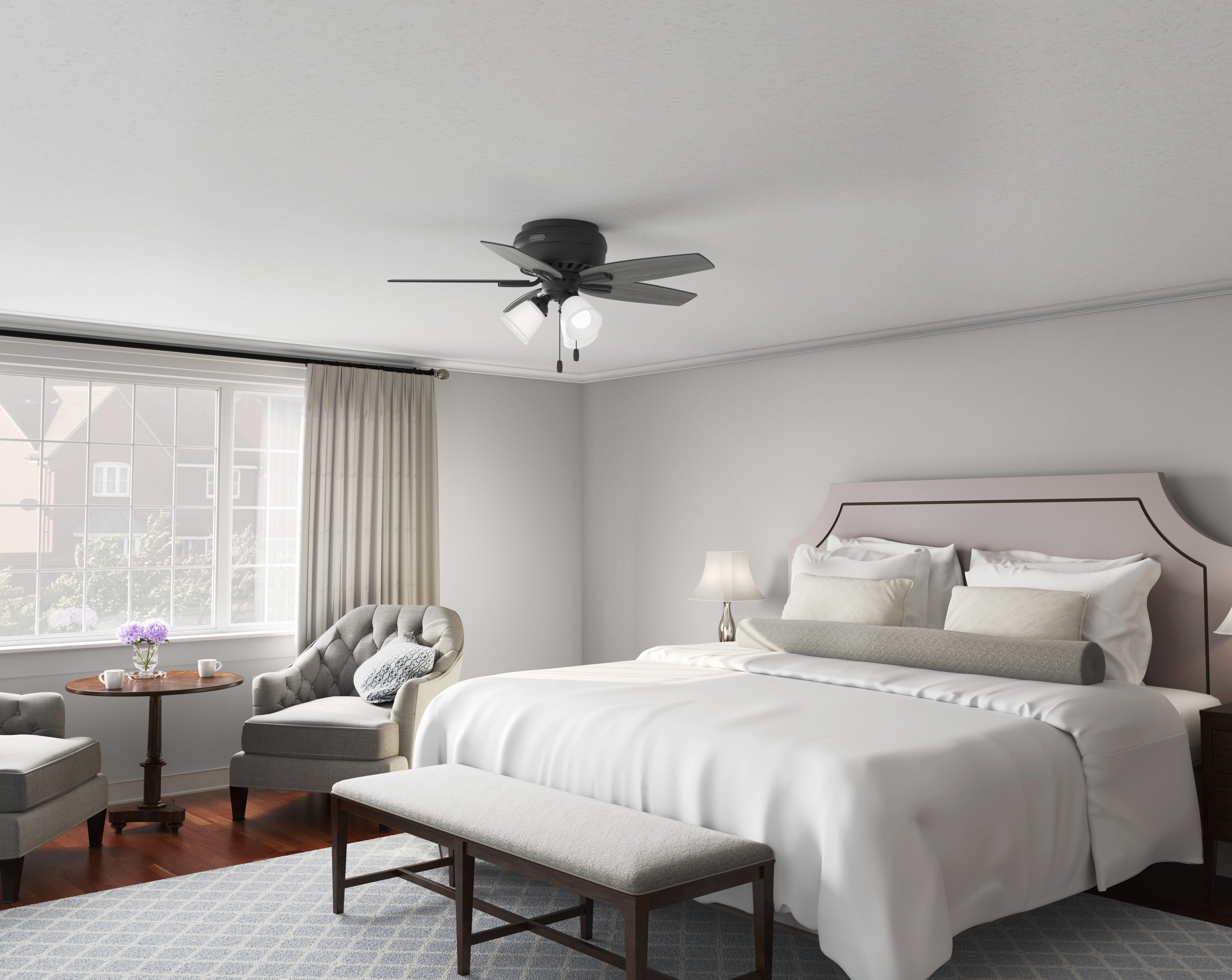 Newsome 42"Ceiling Fan Matte Black