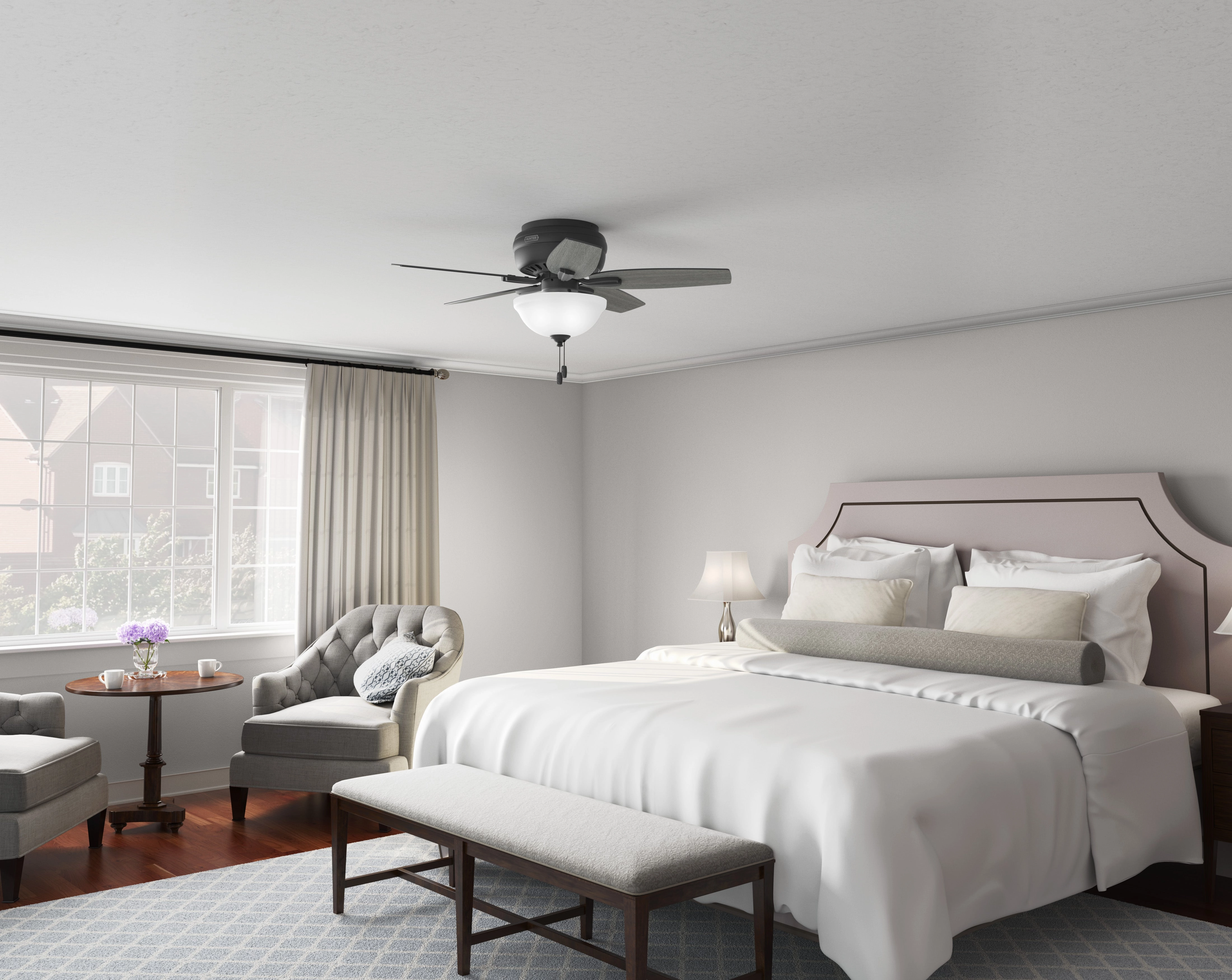 Newsome 42"Ceiling Fan Matte Black