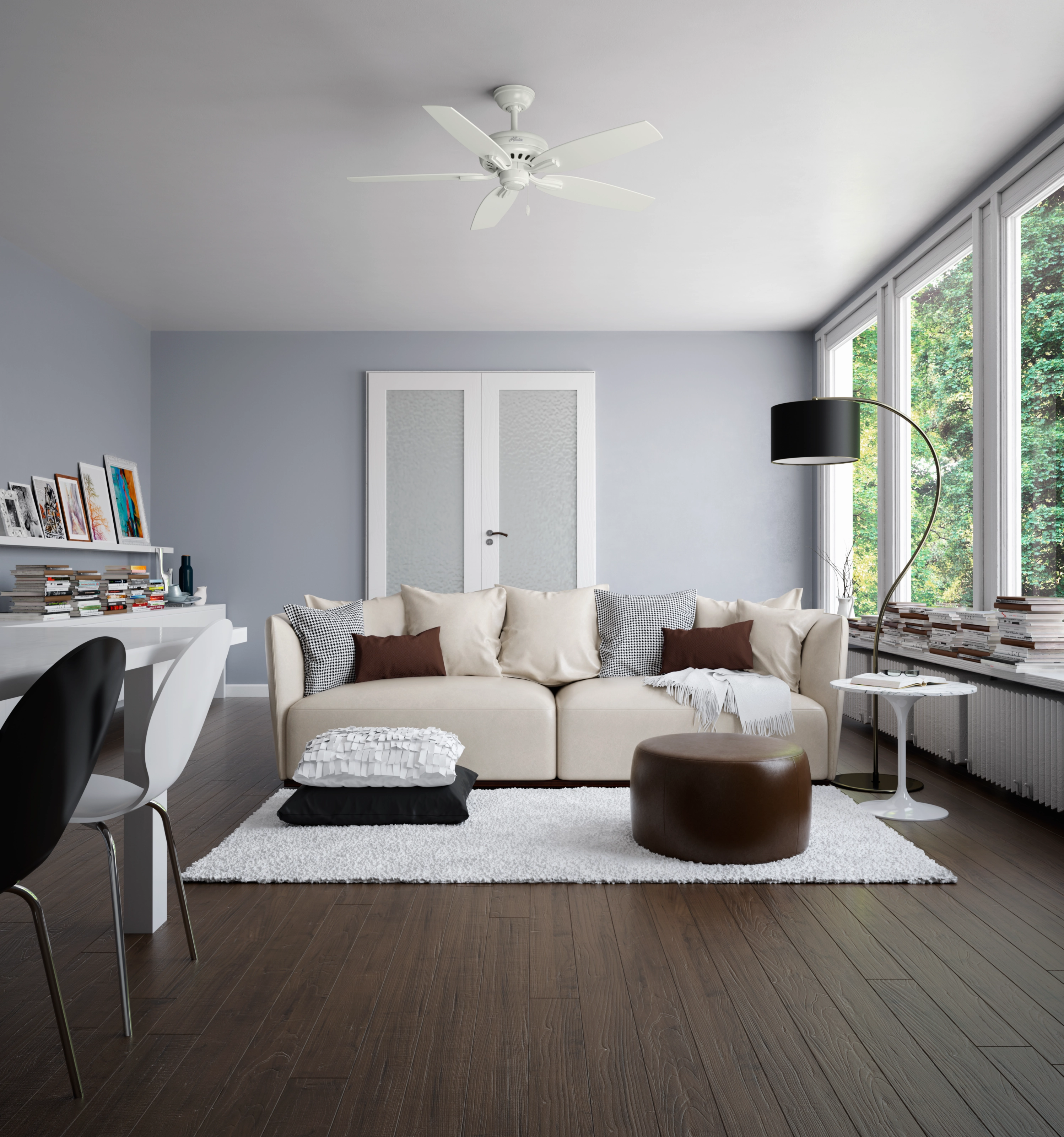 Newsome 52"Ceiling Fan Fresh White
