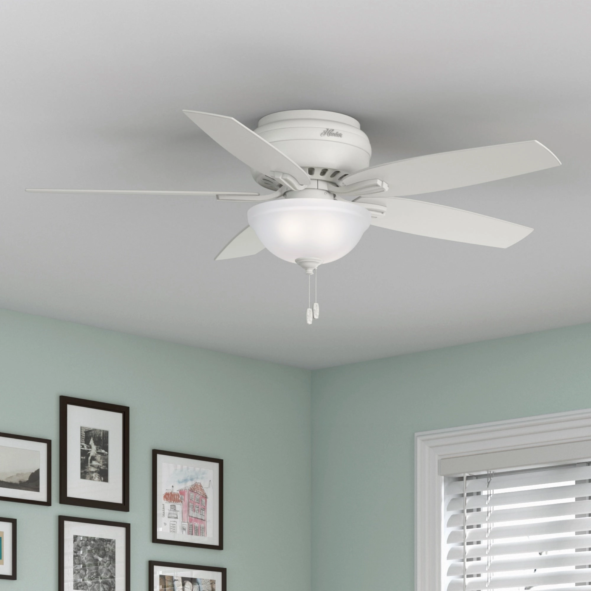 Newsome 52"Ceiling Fan Fresh White