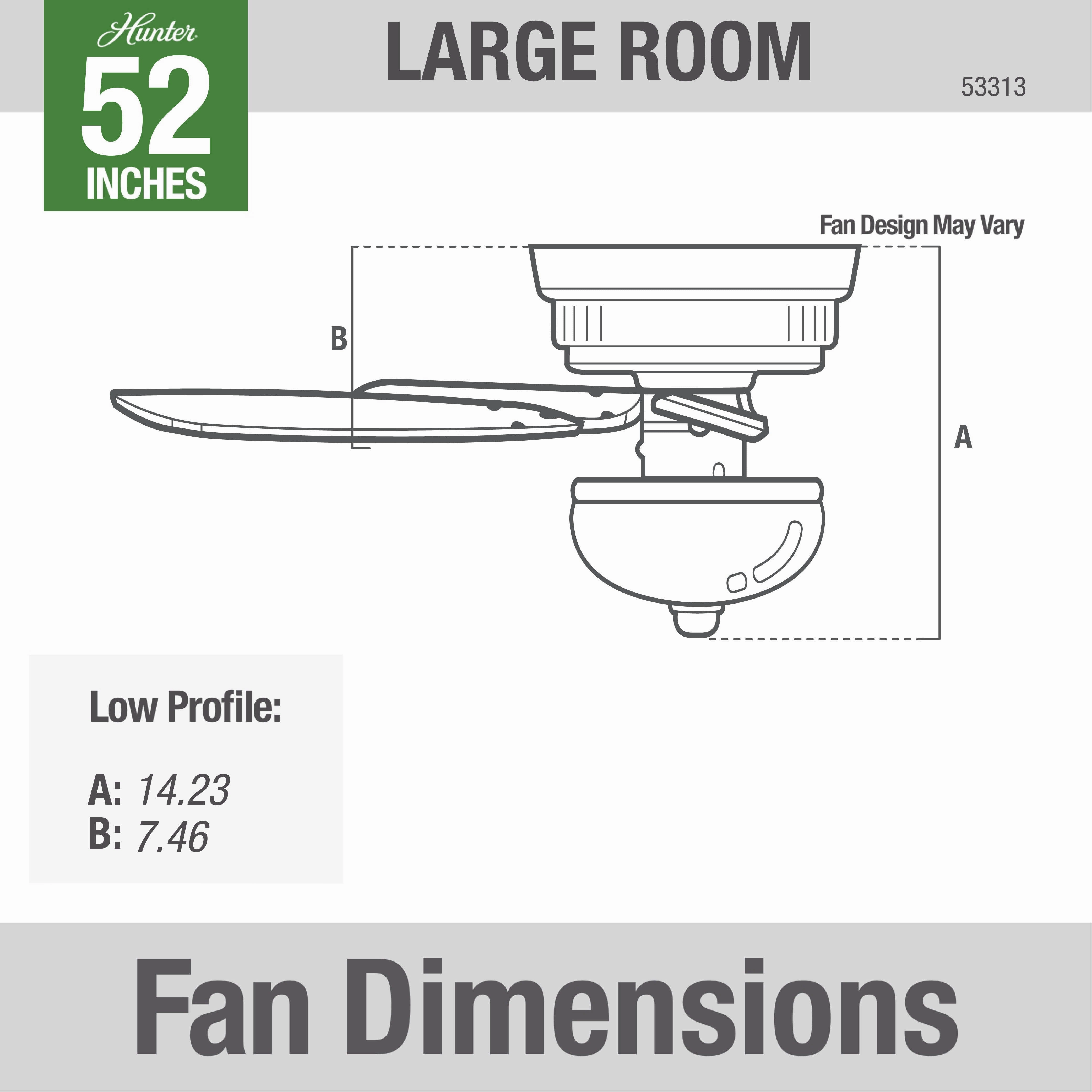 Newsome 52"Ceiling Fan Fresh White
